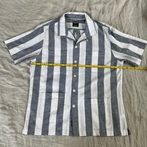 Todd Snyder x Albini Italian seersucker camp collar shirt